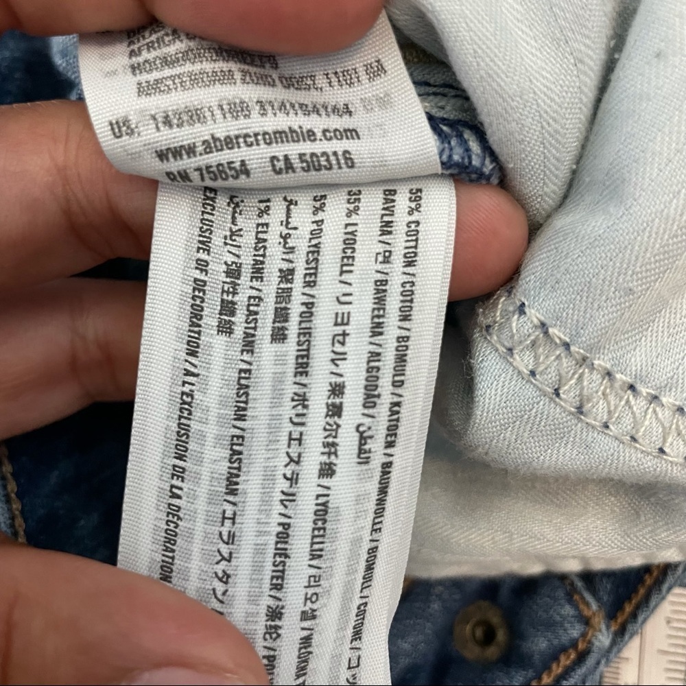 Abercrombie & Fitch Button Up Denim Skirt - Picture 7 of 10